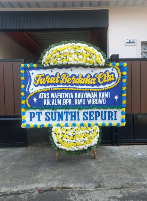 Papan Bunga Duka di Talo Kecil